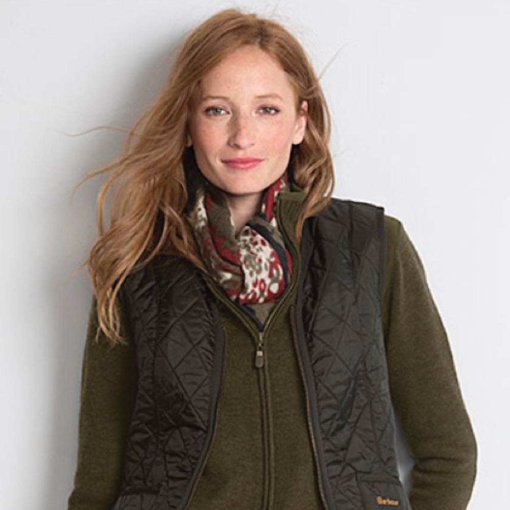 BARBOUR WOMEN'S FLEECE BETTY GILET VEST - SIZE 8